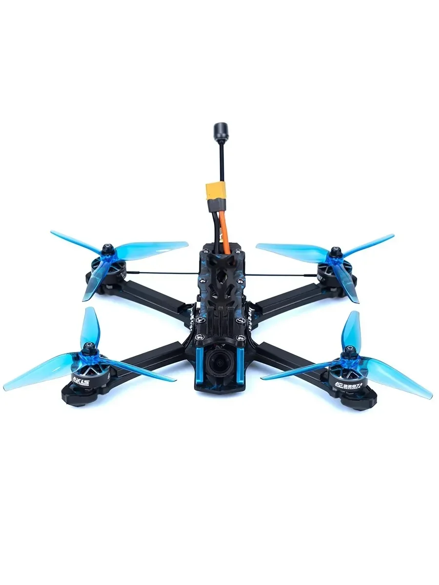 Axisflying Manta 5 SE FPV Drone Kit Squashed-X Frame AE227-1960KV Motor Cinematic Freestyle Drone مع GPS -6S