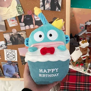 산리오 행요돈 커비 피규어 봉제 장난감, 애니메이션 만화 카와이 귀여운 인형, 가벼운 방 장식 장난감, 생일 선물, 노래 가능