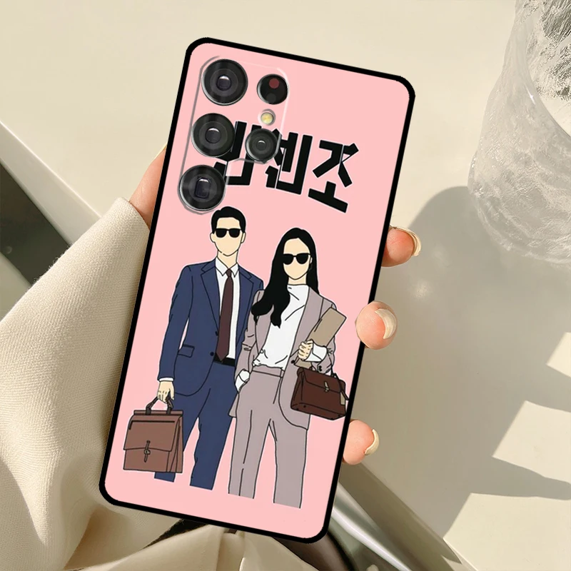 Vincenzo Cassano Kdrama Case For Samsung Galaxy S23 S22 S21 Ultra Note 20 S8 S9 S10 Note 10 Plus S20 FE S21 FE Cover