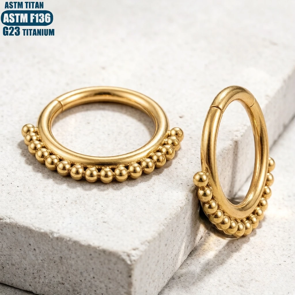Clicker Ring Seamless - Anello per Naso in Titanio F136