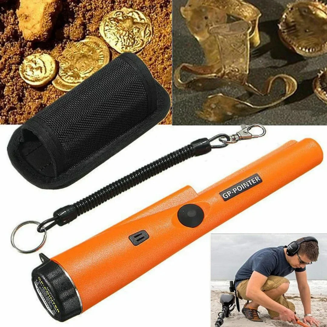 Atualizar Detector de Metais Profissional Sensível Identificar Sonda Sensível à Mão com Pulseira para Encontrar Moedas de Ouro e Prata
