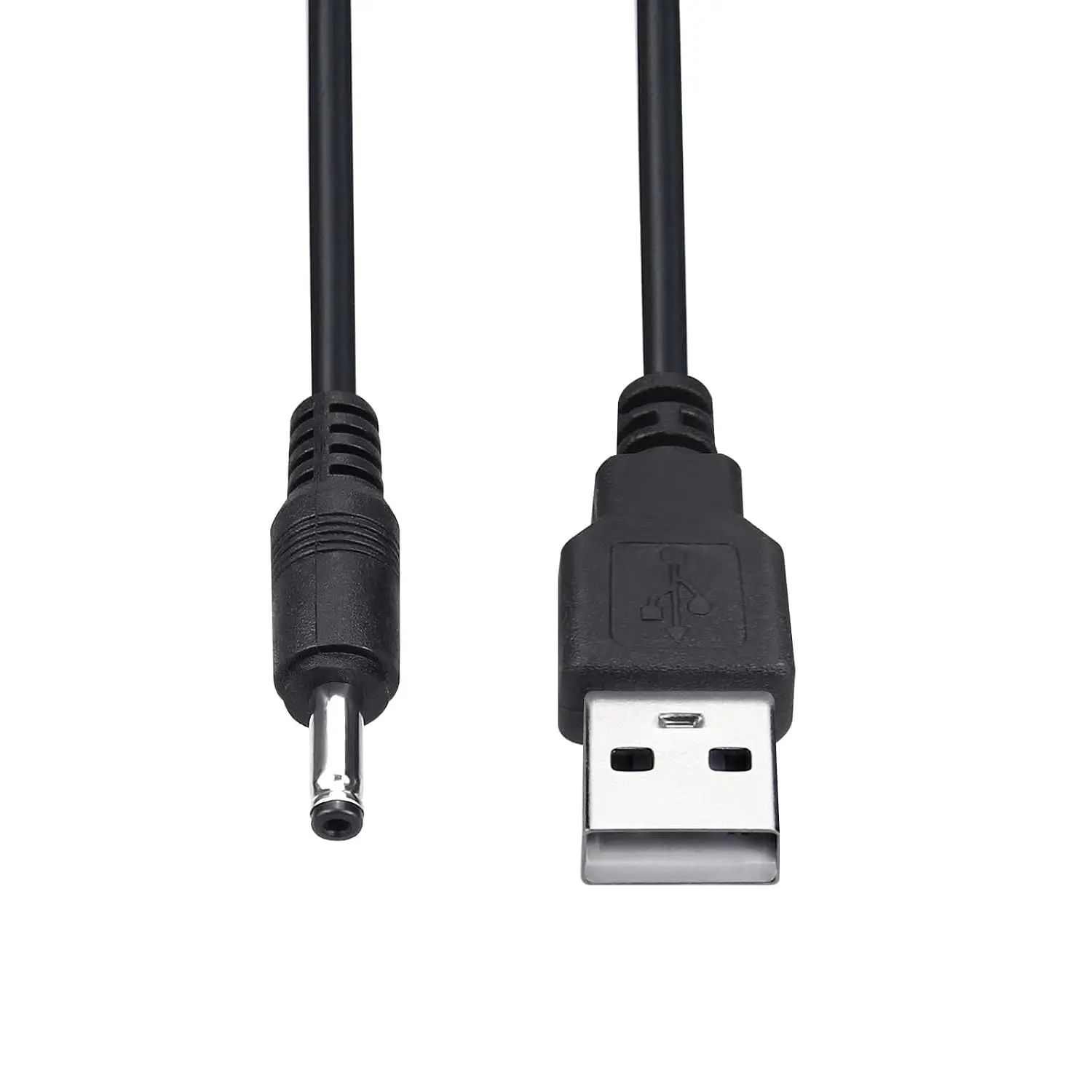 JonISerl 5V DC Power Cord USB to DC 3.5mm x 1.35mm Barrel Jack Adapter Connector Charging Cable Plug