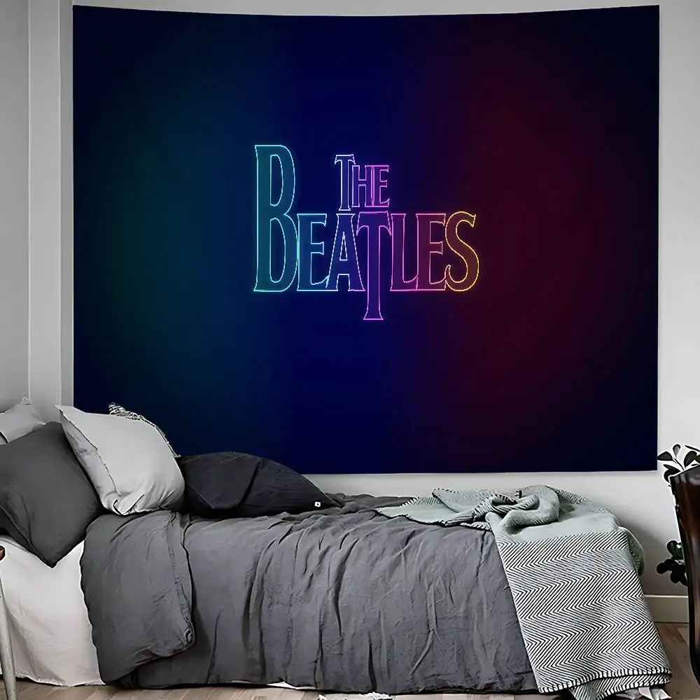 T-The-B-Beatles Rock Band Hanging Bohemian Tapestry Hanging Tarot Hippie Wall Rugs Dorm Wall Hanging Home Decor