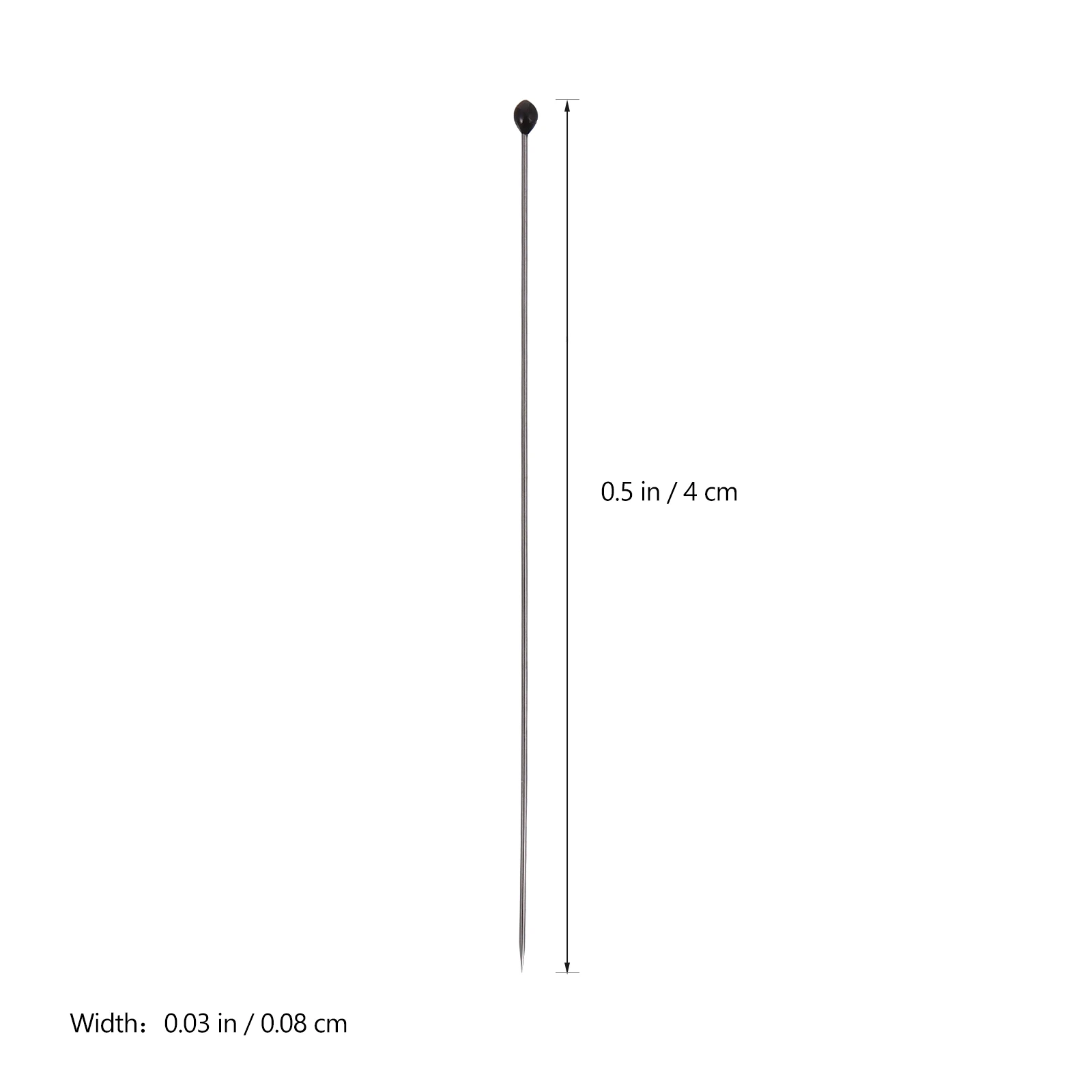 

300Pcs Stainless Steel Pin 40mm Entomology Specimen Needles for Display Preservation Pin Collection Needle