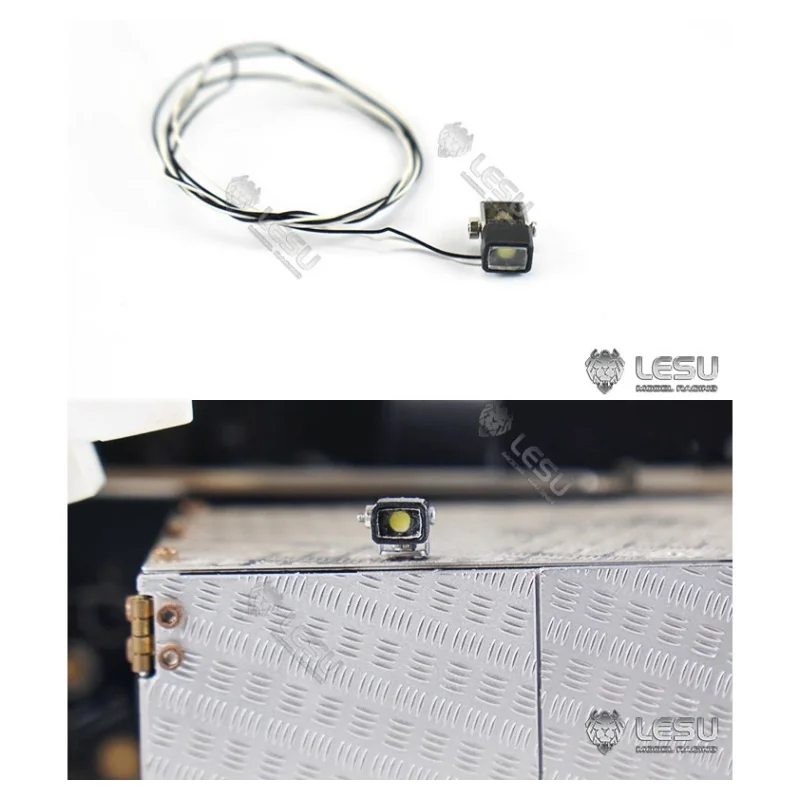 

Spotlight LED Light ABS Upgrade S-1285 For 1/14 Tamiya RCScania 770S for Benz for Volvo RC Trailer Tipper Equipment Rack Parts