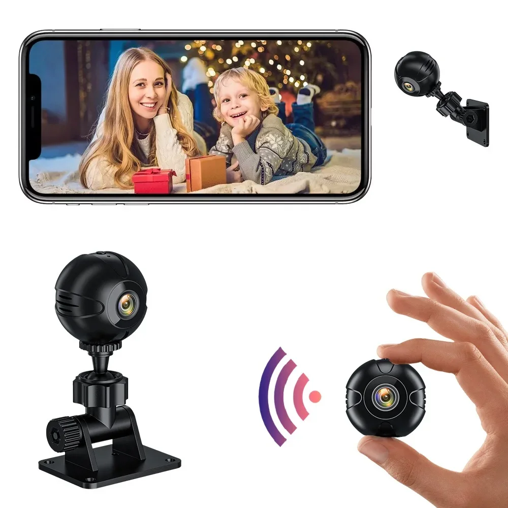 

X3 Mini Wifi Camera 1080P HD Video Recorder Body Cam Night Vision Motion Detect Phone Remote IP Surveillance Secret Camcorder