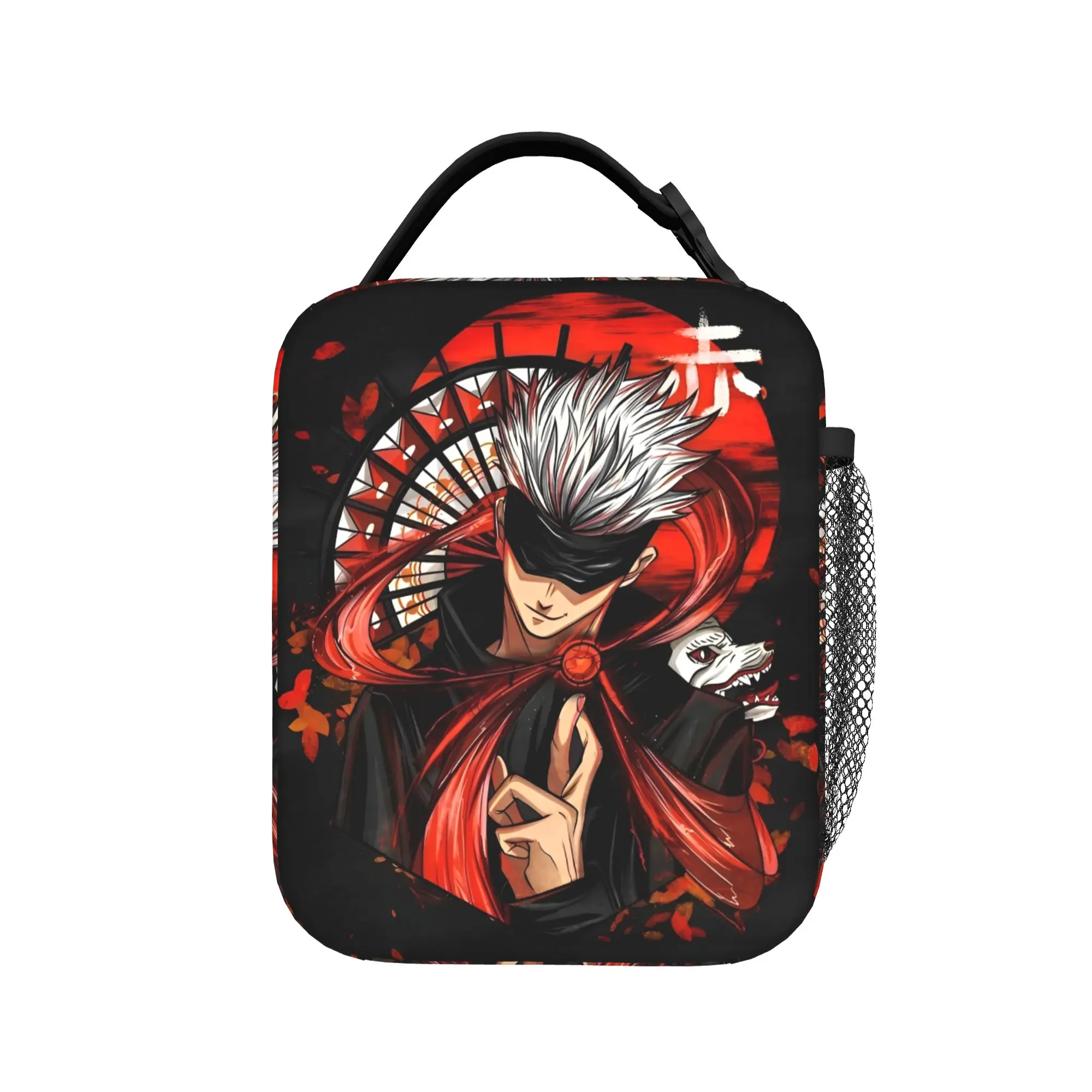 Anime  Insulated Lunch Bag Portable Jujutsus Kaisens Anime Meal Container Thermal Bag Tote Lunch Box   Food Handbags
