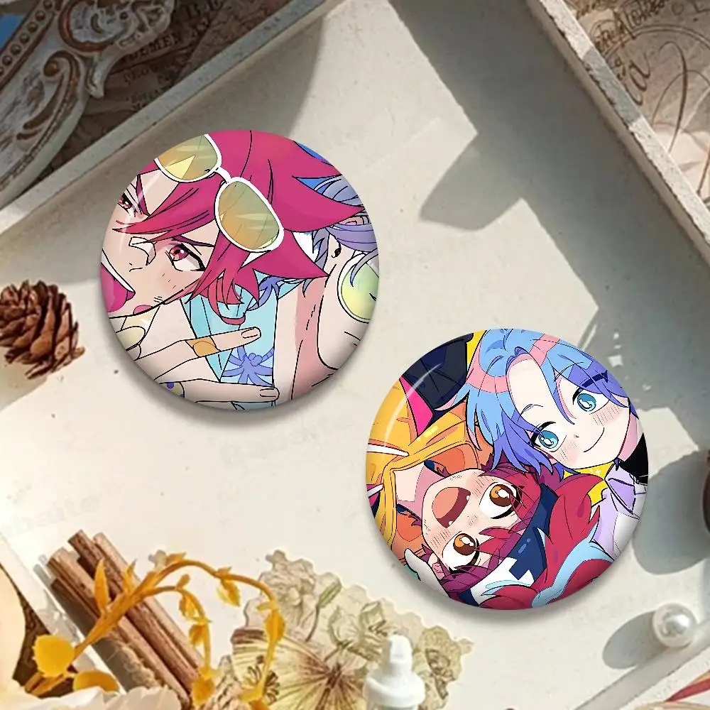 SK8 the Infinity Cartoon Customizable Soft Button Pin For Women Creative Jewelry Funny Badge Cartoon Lover Hat