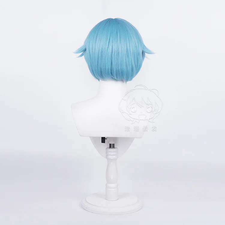 Conjunto estrelas shino hajime perucas mulher céu azul cabelo curto festa de halloween desempenho peruca anime con cosplay acessórios traje