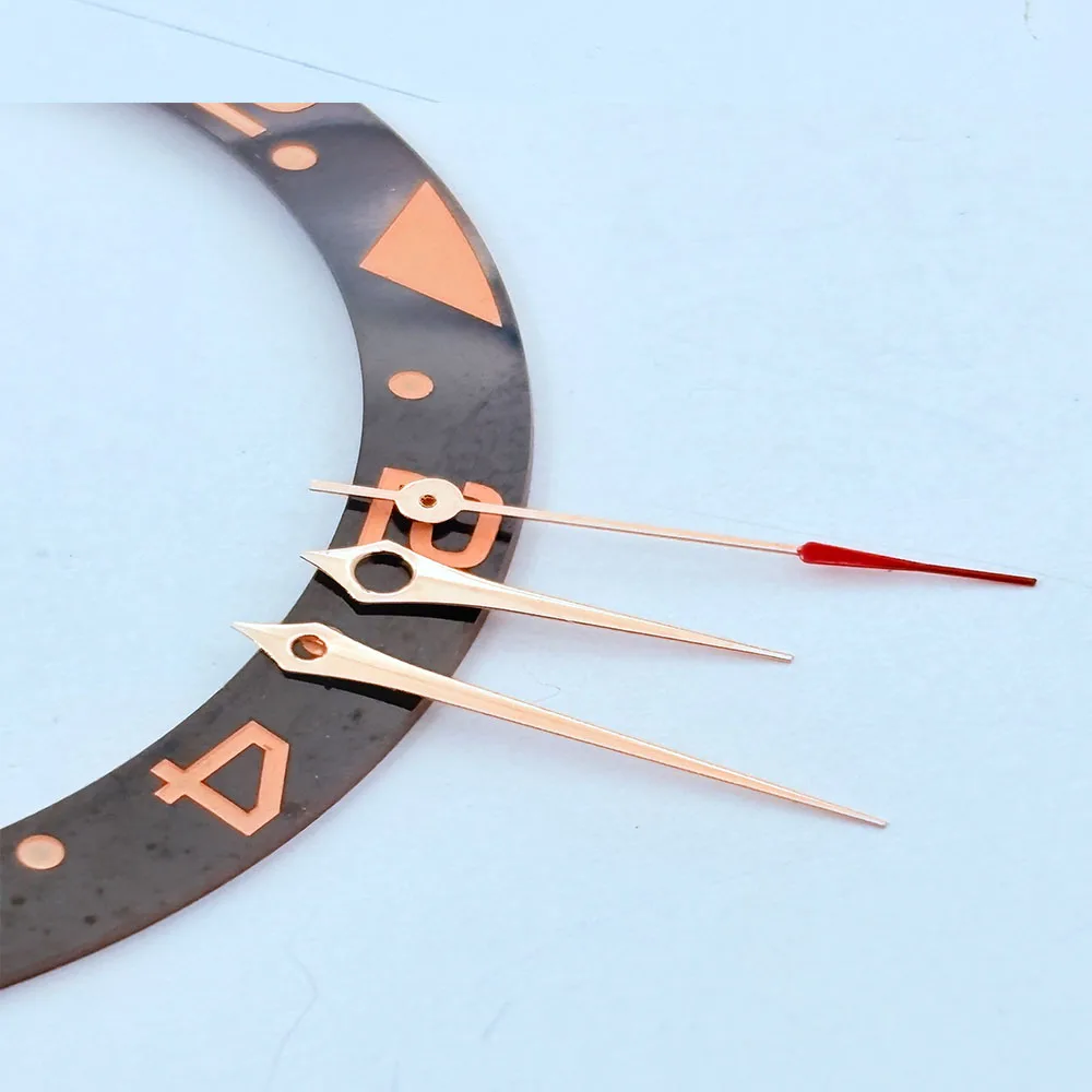 7120 уникальный механизм машины, золотая сталь, розовая игла, три иглы, аксессуары для часов, детали, 1 шт.