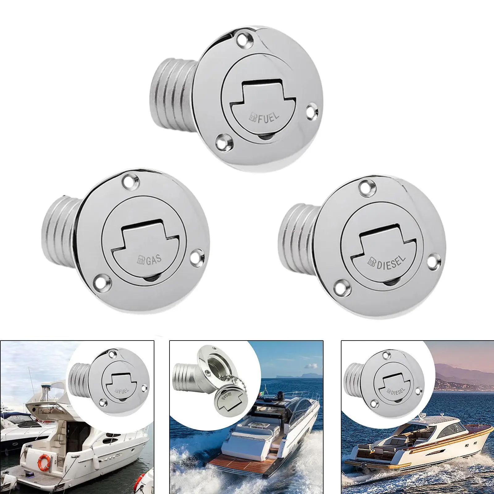 

Generic Deck Filler Cap for 50mm Hose Parts for Trailers Tractors Ships