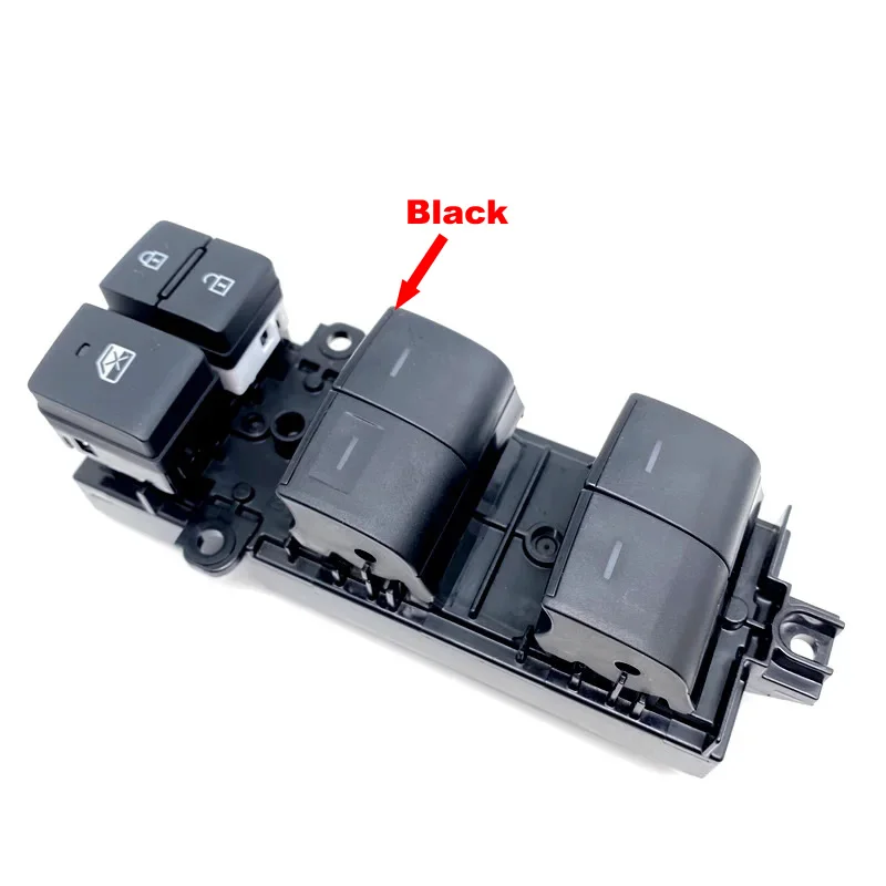 Wit Verlichte Led Power Enkele Raam Schakelaar Voor Toyota Yaris Cross Sienna Rav4 Chr Corolla 2023-2024 Backlight upgrade 1-4 Stuks