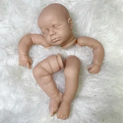 Reborn Baby Vinyl Kit 19Inches LouLou Unpainted Unfinished Doll Parts DIY Blank Reborn Unassembled Vinyl Doll Kit