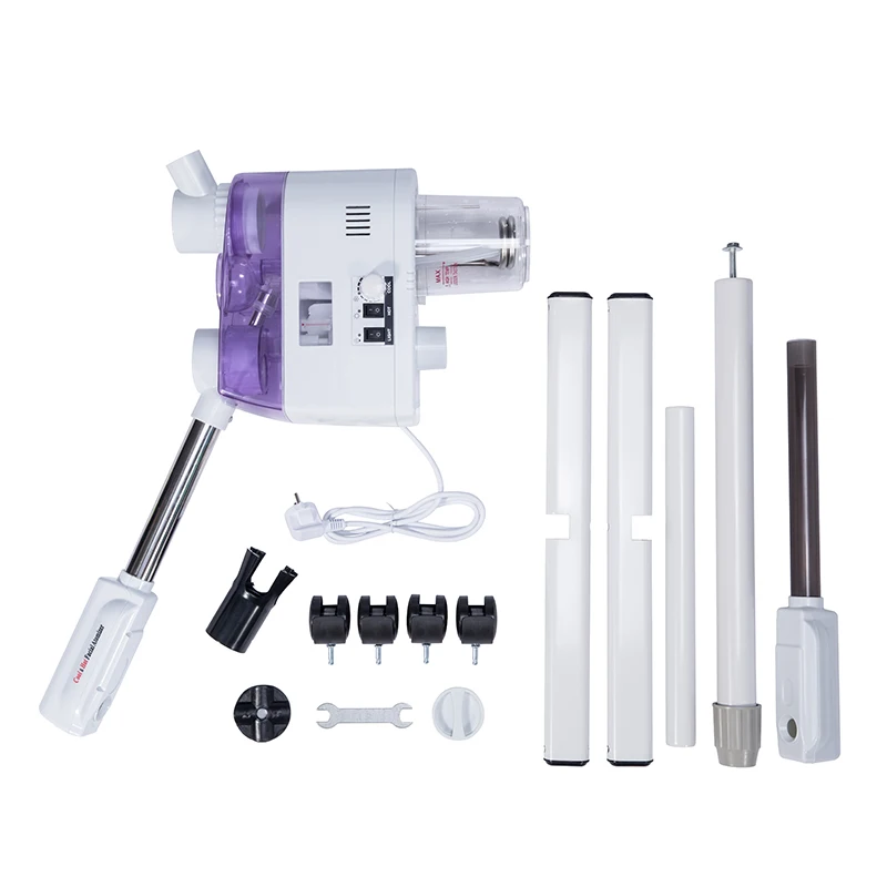 Professional Hot Cold Facial Steamer Vapor Ozone Facial Steamer Skin Moisturizer Pore Deep Cleaning