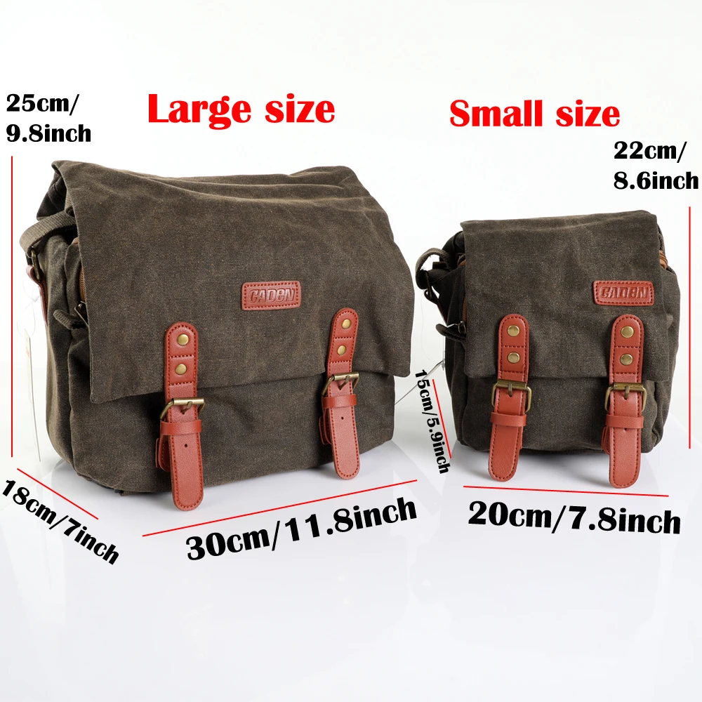 Retro Photo Case Waterproof Photography DSLR Camera Bag Causual Canvas Sling Cover for Canon Nikon Sony OLYMPUS Shockproof Lens