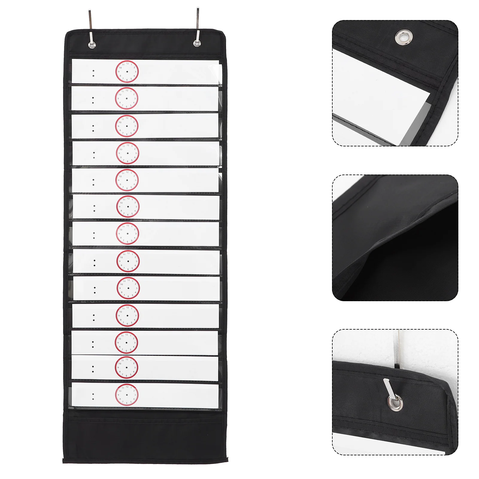 

Note Card Hanging Bag Daily Schedule Organizer Pocket Chart Kit Classroom Decorations Management Calendar Tool