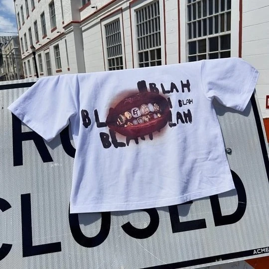 

Винтажная футболка с графическим принтом губ и буквами, мужская летняя футболка Y2K с короткими рукавами, футболка большого размера Y2K, уличная женская повседневная футболка, топы