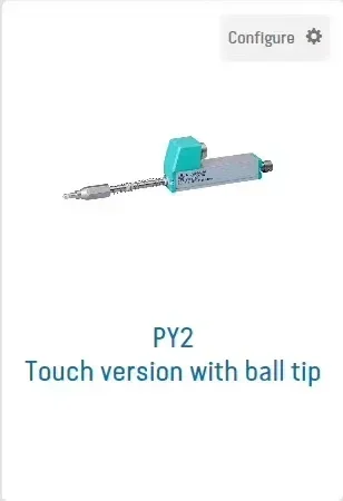 Sensor de deslocamento automático/régua eletrônica PY2-C-100-S01M