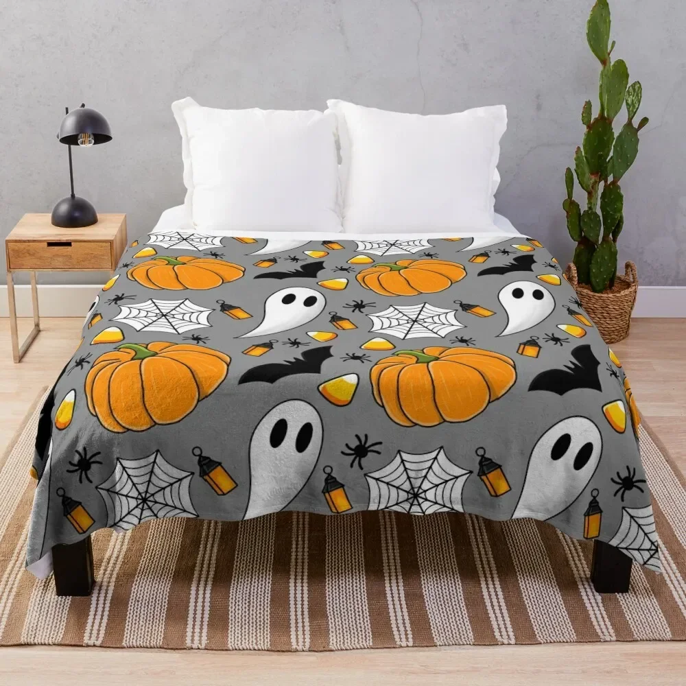 

Halloween Patterned Throw Blanket blankets ands Hairys For Sofa Thin Sofa Blankets