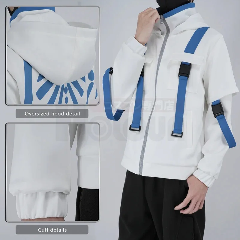 HOLOUN Wind Breaker Anime Chiglia Shingo Natori Takeru Kongo Shyu Kirishima Costume Cosplay Felpa con cappuccio Cerniera Oversize Unisex Adulto
