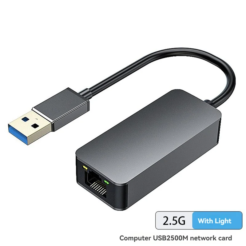 

ABT-3X 2500Mbps USB C Ethernet To RJ45 2.5G USB Wired Adapter RJ45 LAN Network Card For PC Laptop