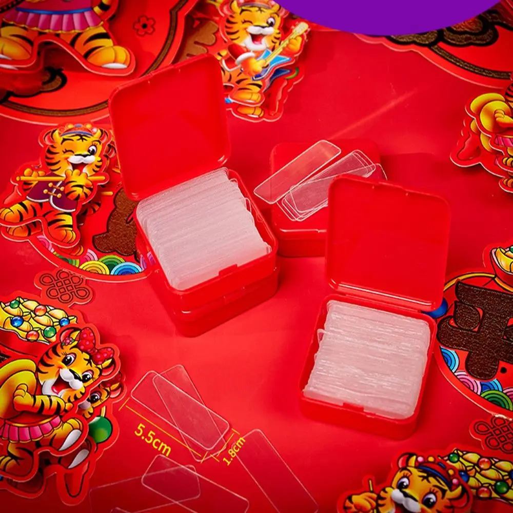 Transparent Strong Adhesion Easy To Cut Home Decor Reusable Double Sided Tape Stickers Fixing Pad Adhesive