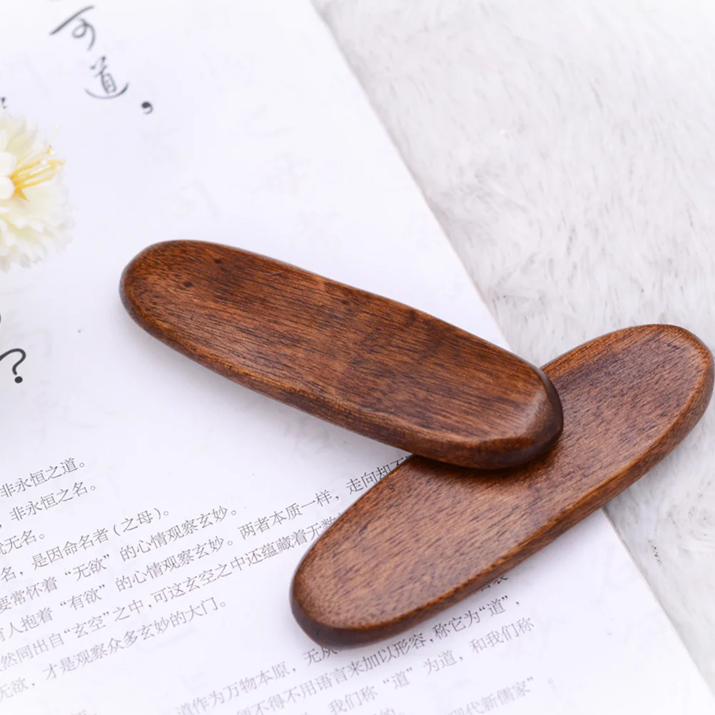 

6 Pcs Sending Chopsticks Solid Wood Spoon Holder Spoons Rests Holders Pillow Fork Knife Cutlery