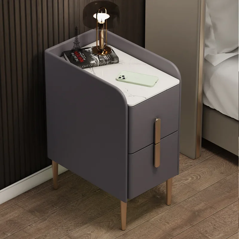 All solid wood bedside table simple modern luxury bedroom locker rockery small bedside