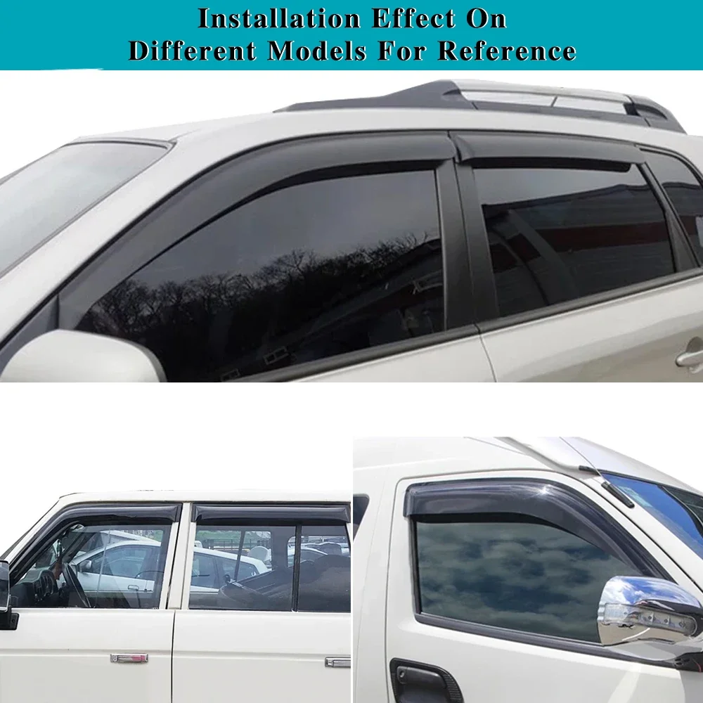 Window Visor for VW Volkswagen SHARAN 7M 1995-2001 2002 2003 2004 2005 2006 2007 2008 2009 Wind Deflectors Rain Guard Door Visor