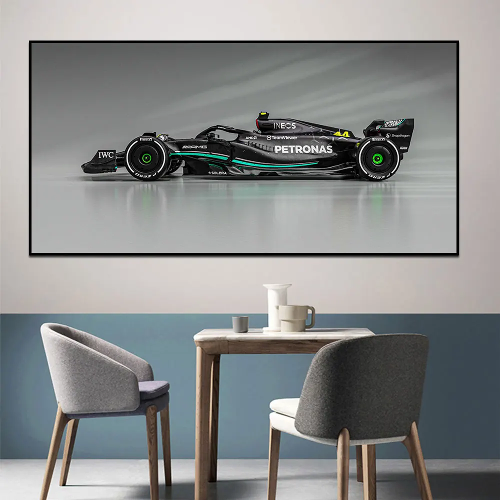 

F1 W14 E Performance Formula Car Poster Canvas Print Painting Sport Picture for Wall Art Decor Home Decoration Frameless