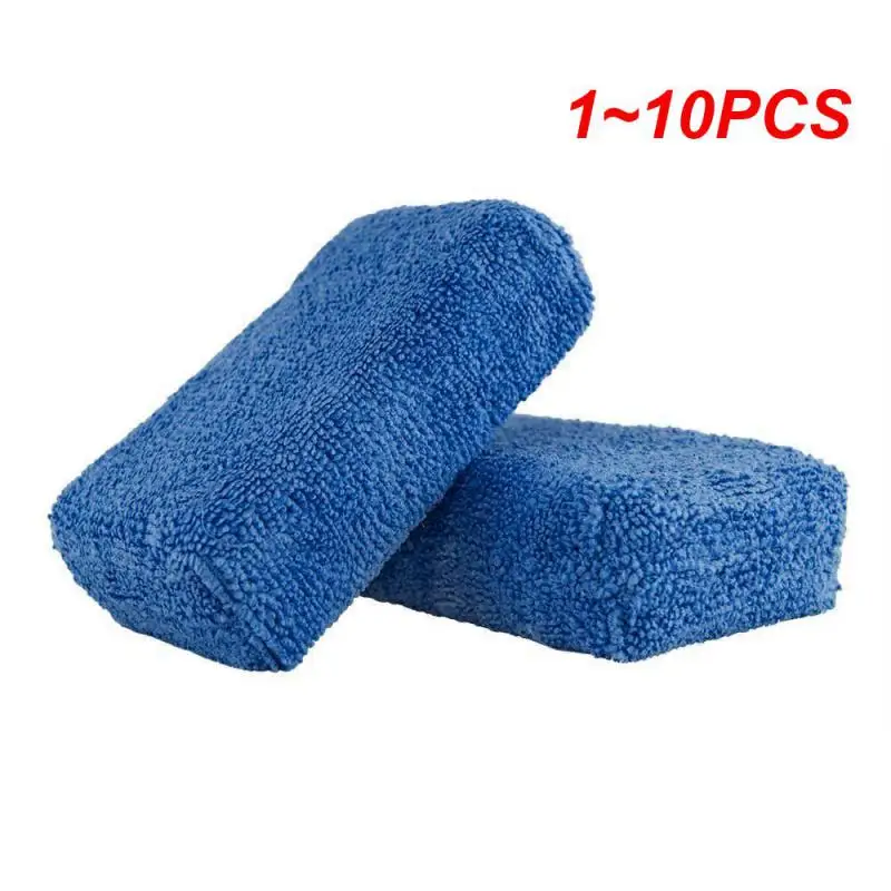 

1~10PCS Car Cleaning Sponge Cloths Car Cleaning Cloths Car Wax Polishing Pad Car Detailing Microfiber Applicators (Pack of 8)