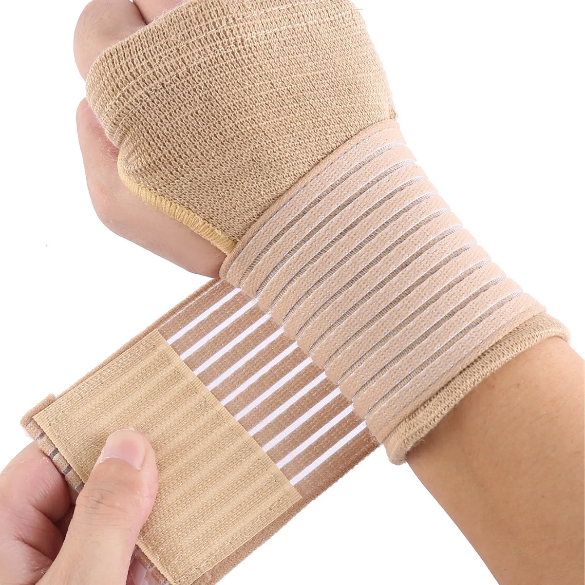 

Wrist Support Elastic Adjustable Free Pressurization Carpal Support Comfortable for Arthritis and Tendinitis Joint Relief Pain