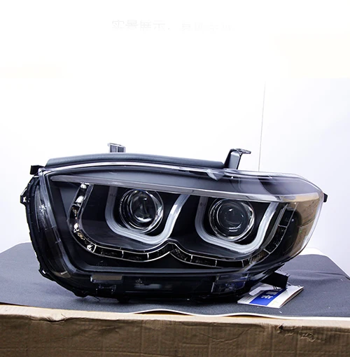 

2008-11 front lamp ledfor highlander drl headlight assembly with turn signal lights