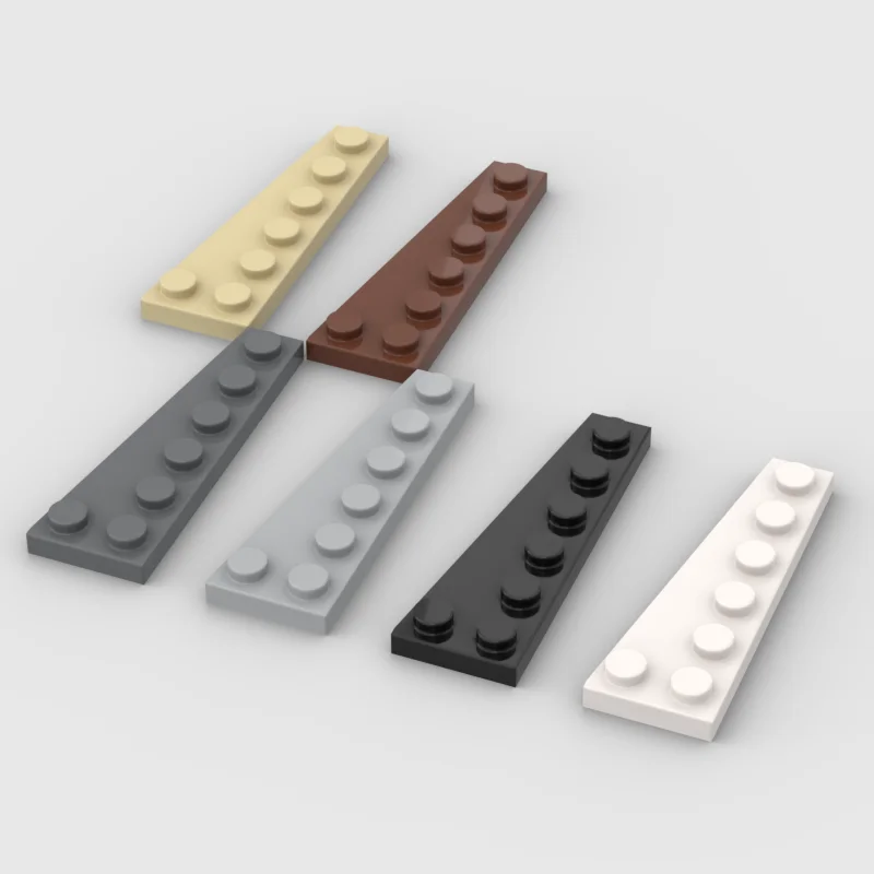 *Wedge Plate 2 x 6 Left* 1603A 20 pcs DIY enlighten block brick part No. 78443  Compatible With