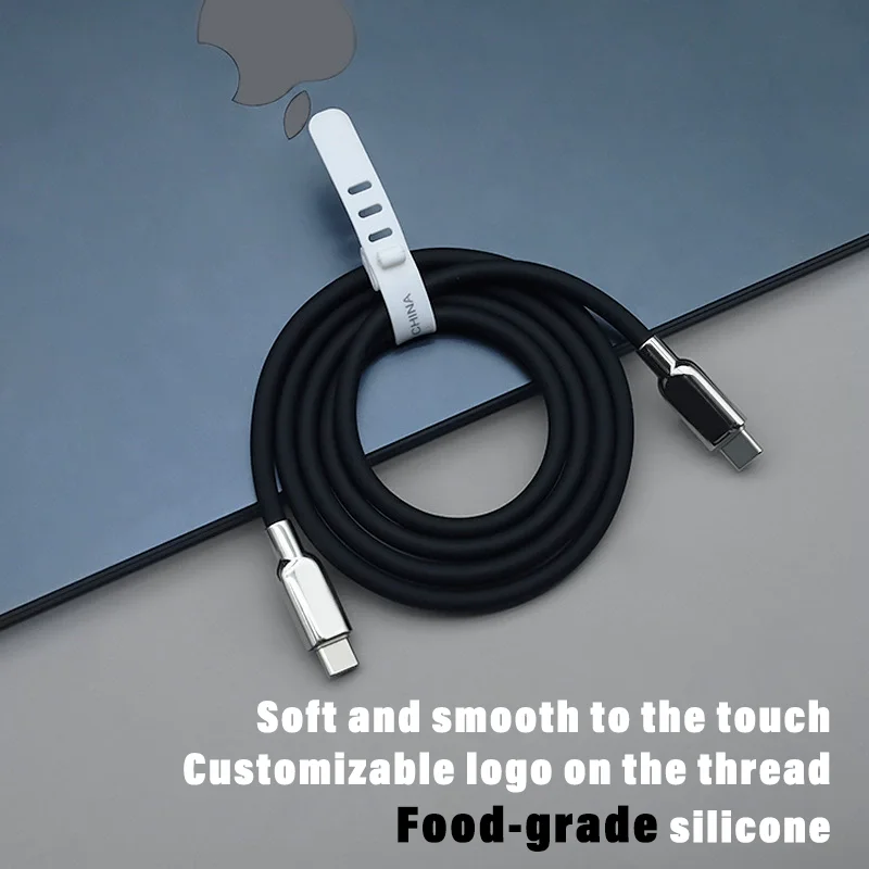 240W PD3.1 Liquid Silicone USB C Type-C Fast Charging Cable for iPhone 15 16 17 Huawei Samsung S23 S24 S25 Xiaomi