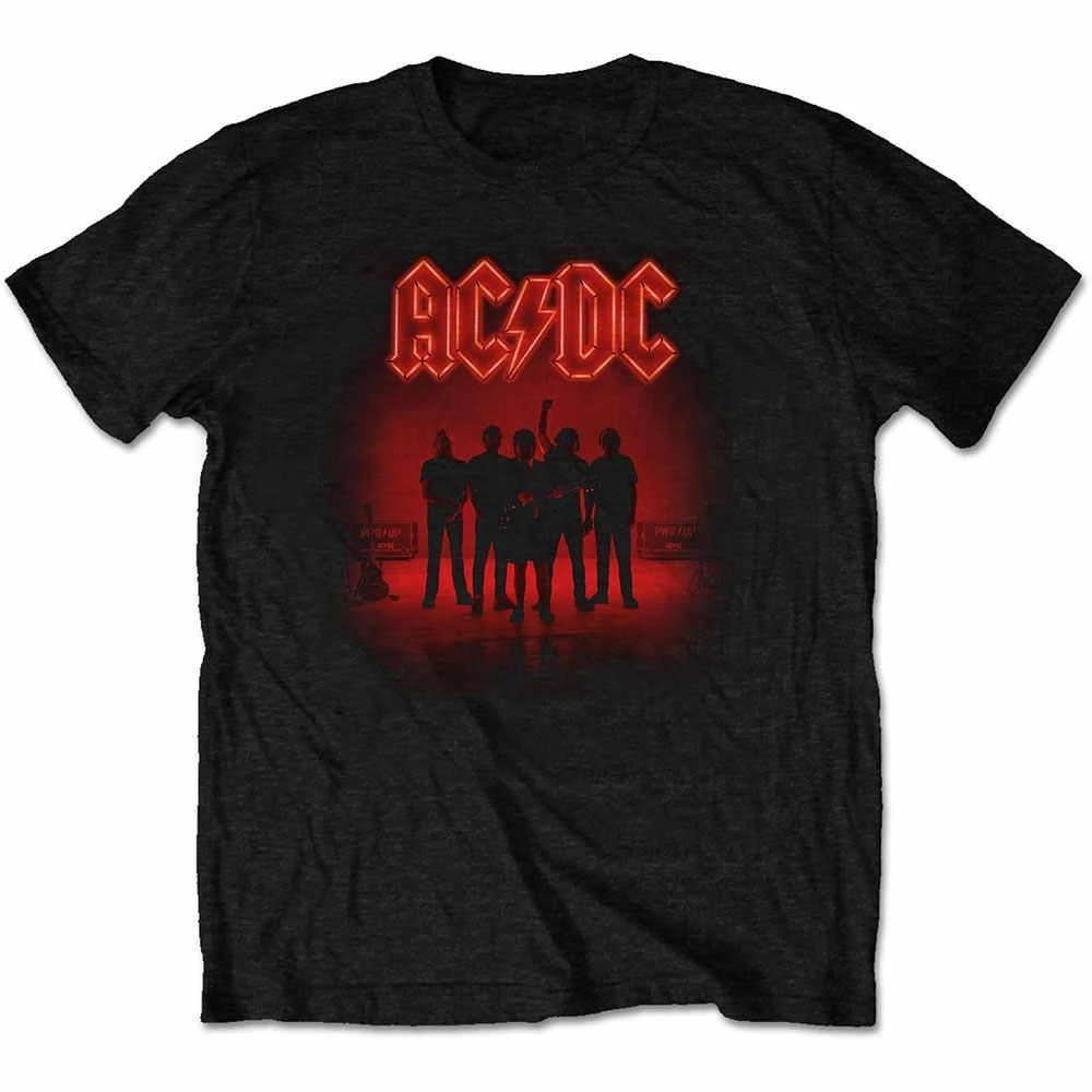 

ACDC Rock Band Brand Peripheral Pattern Printing Summer Luxury Brand Pure Cotton Men's and Women's T-shirts Short Sleeves