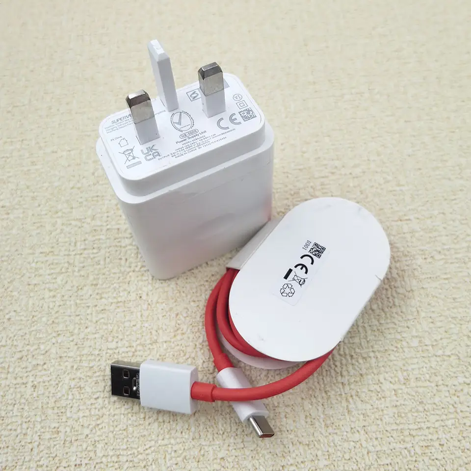 100W Oneplus Super Vooc/Dart Charger EU/UK Power Adapter 10A Fast Type C Cable For One Plus 13 12 11 10 Ace 5 3 2 Pro Nord 4 3 - 5