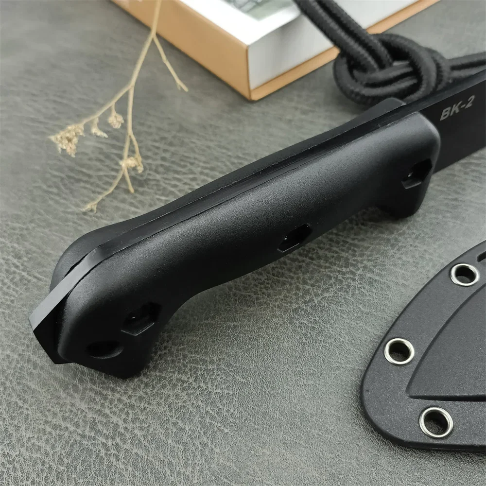 Outdoor Camping Knife KB Fixed Blade Knife BK2 8Cr13Mov Blade Nylon Fiber Handle EDC Survival Hunting Hiking Tool Gift