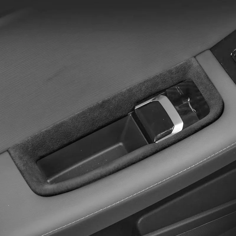 

For MG7 2022-24 ABS Alcantara Interior Door Handle Decorative Frame