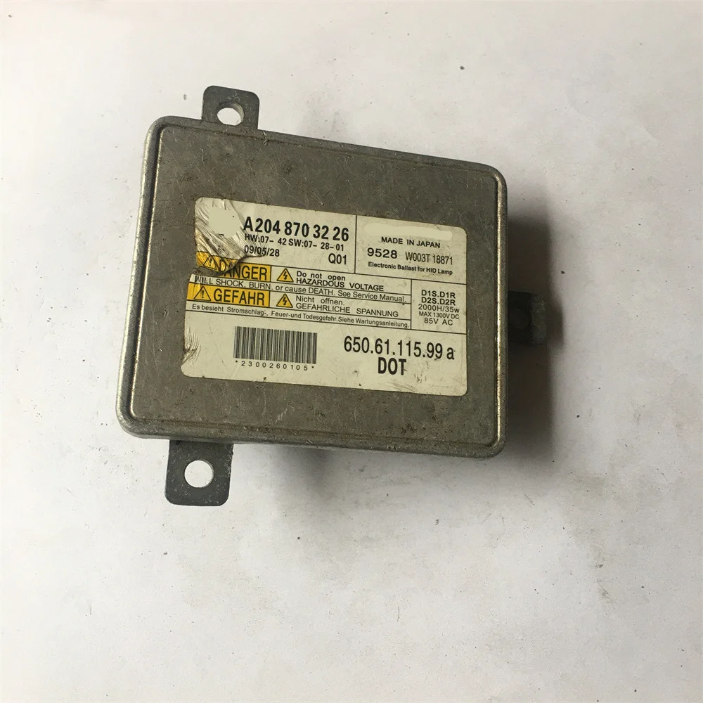 

A2048703226 Original A204 870 32 26 D1S Xenon Headlight Ballast Control Module 650.61.115.99a For Benz GLK X204