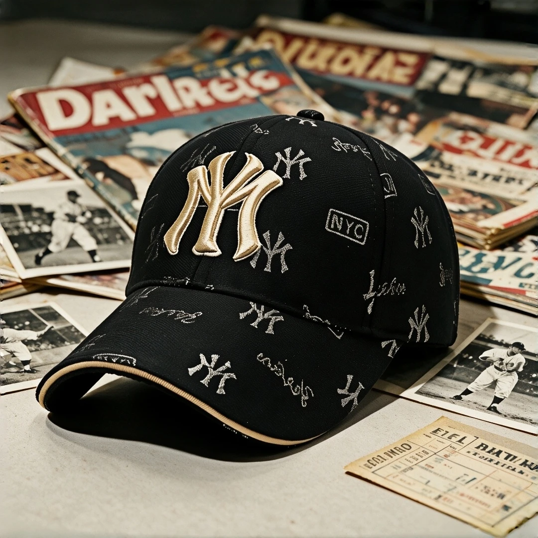 Fashionable New York Embroidered Baseball Cap - Adjustable - Retro Casual Sun Hat - Outdoor Sports Travel Street Workwear Cap -