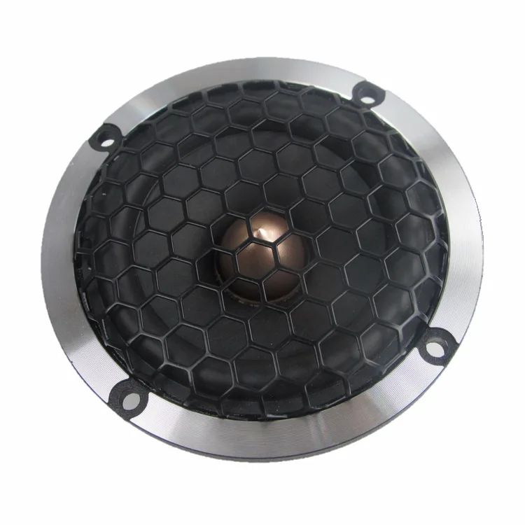 工場製35インチ4Ω-8Ω-20コアフルレンジスピーカーrms-15w-ネオジム磁石アルミ製バスケットスタンドミッドレンジスピーカー（カバー付き）