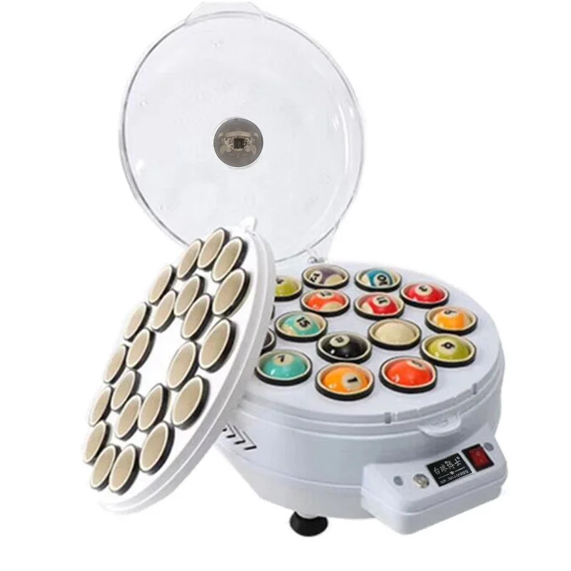 Top Sale Automatic Billiard Ball Cleaning 16 Or 22pcs Pool Ball Washer Polisher Machine For Home