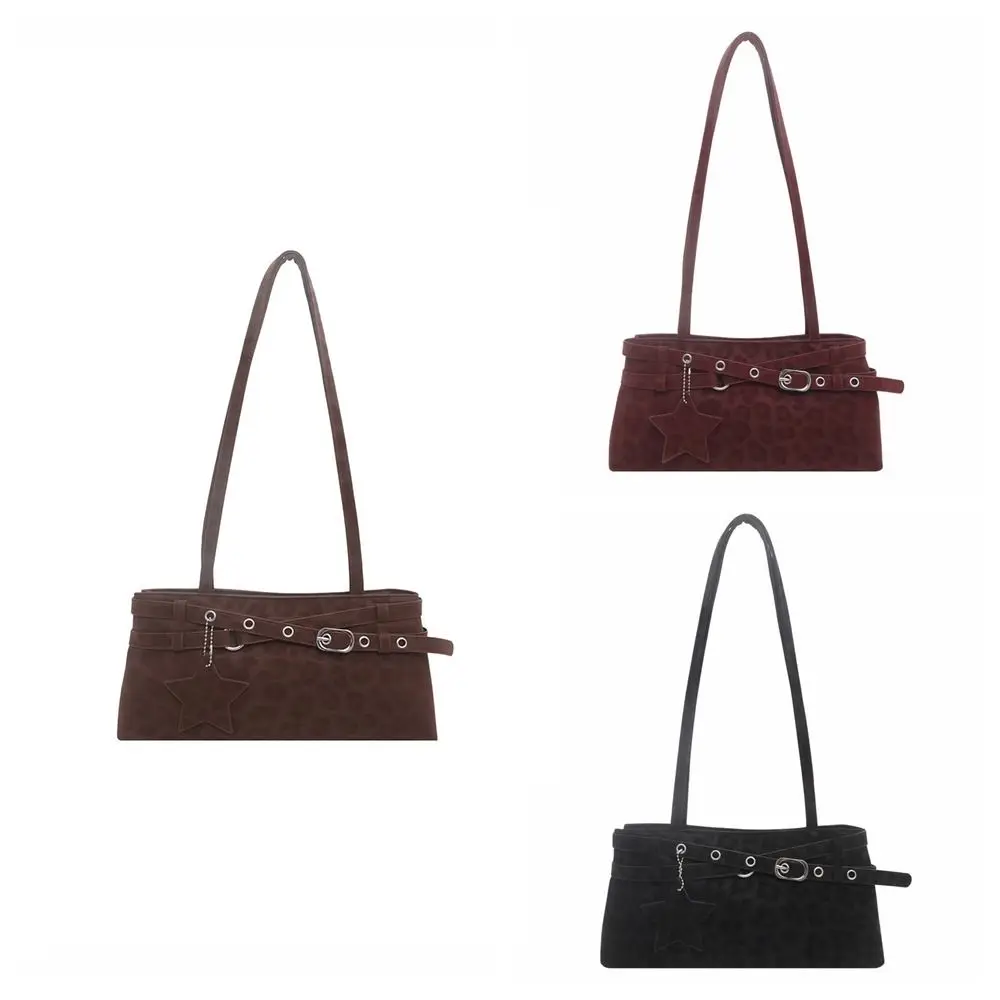 Minimalist Look Synthetic Leather Tote Bag Large Capacity Wide Strap Shoulder Bag Hand Tote Daily Carry