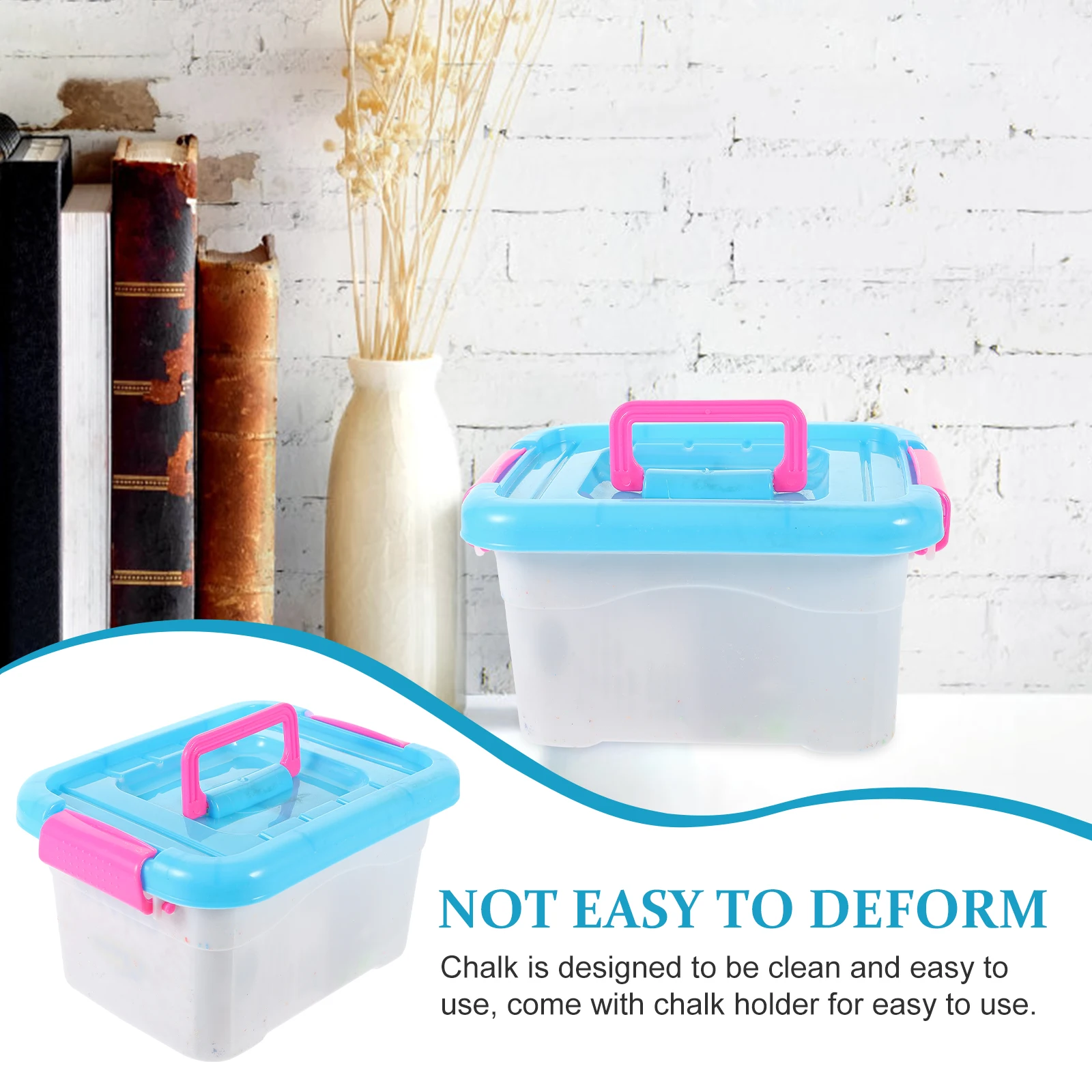 1 Set Colorful Chalk With Holder Multi Use Blackboard Drawing Writing Set For Teachers Students Artists Chalk Stick Eraser Kids