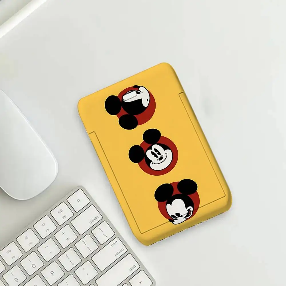M-Mickeys Mouses 1 Card Holder, Leather Card Storage Box, Key Chain, Access Tag Holder, ID Card Holder, Key Chain view 6