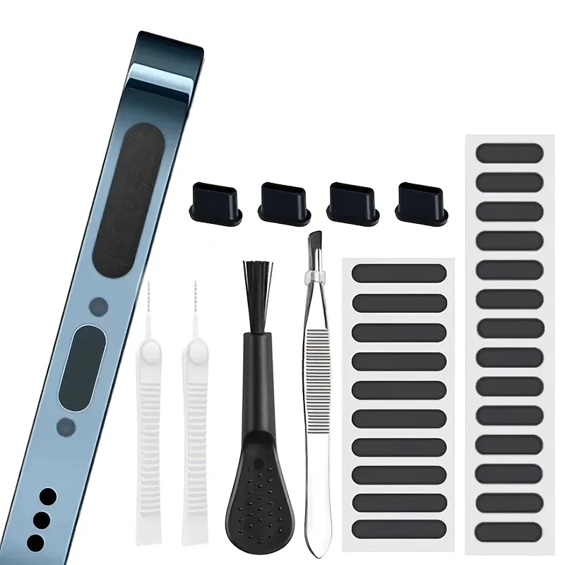 

Набор для чистки динамика телефона и порта зарядки, универсальный набор инструментов для удаления пыли для iPhone Samsung Xiaomi