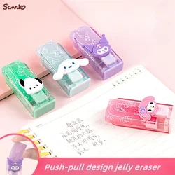 Sanrio eraser anime cartoon cute Kuromi My Melody Cinnamoroll pochacco student safety push stretch eraser leaves no traces cute