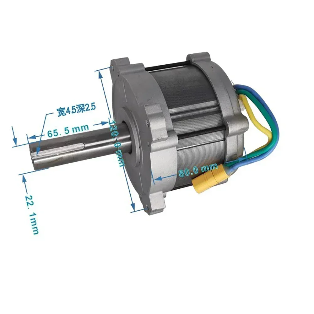 900W 2.75KG Electric Lawn Mower Motor DIY Wind Driven Generator 36V Brushless Motor Strong Magnetic Force Boat Propeller