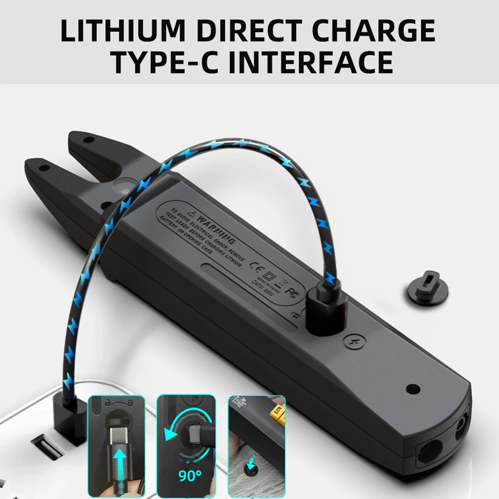 BSIDE U0 U1 pince multimètre numérique DC AC professionnel 100A ampèremètre pince T-RMS courant OpenJaw testeur électrique multimètre automatique